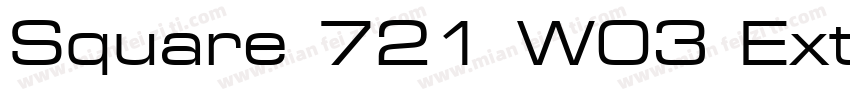 Square 721 W03 Extended字体转换